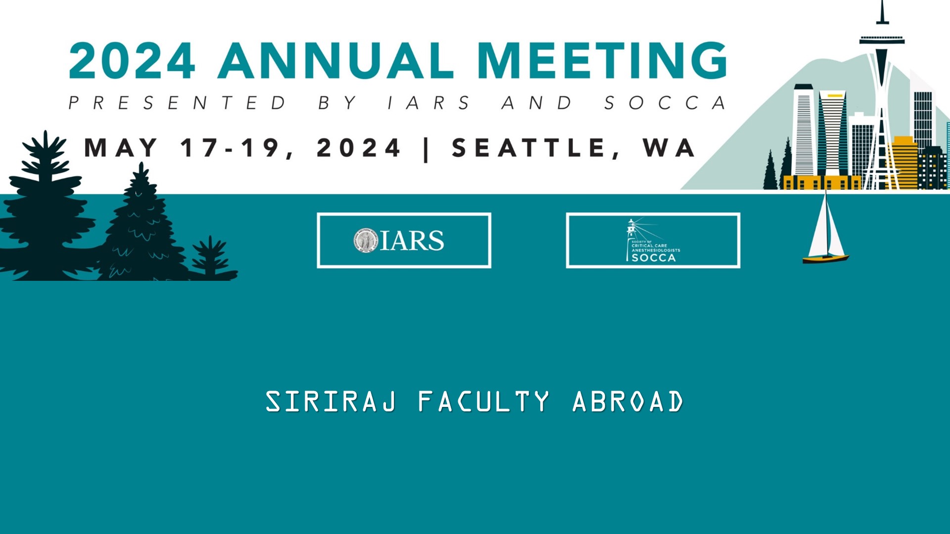 Siriraj Faculty Abroad at IARS Meeting 2024 in USA