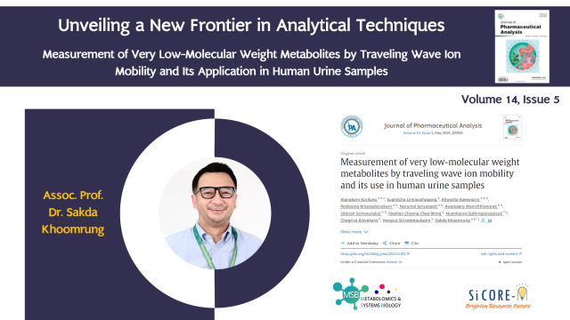 Unveiling a New Frontier in Analytical Techniques: Measurement of Very Low-Molecular Weight Metabolites by Traveling Wave Ion Mobility and Its Application in Human Urine Samples