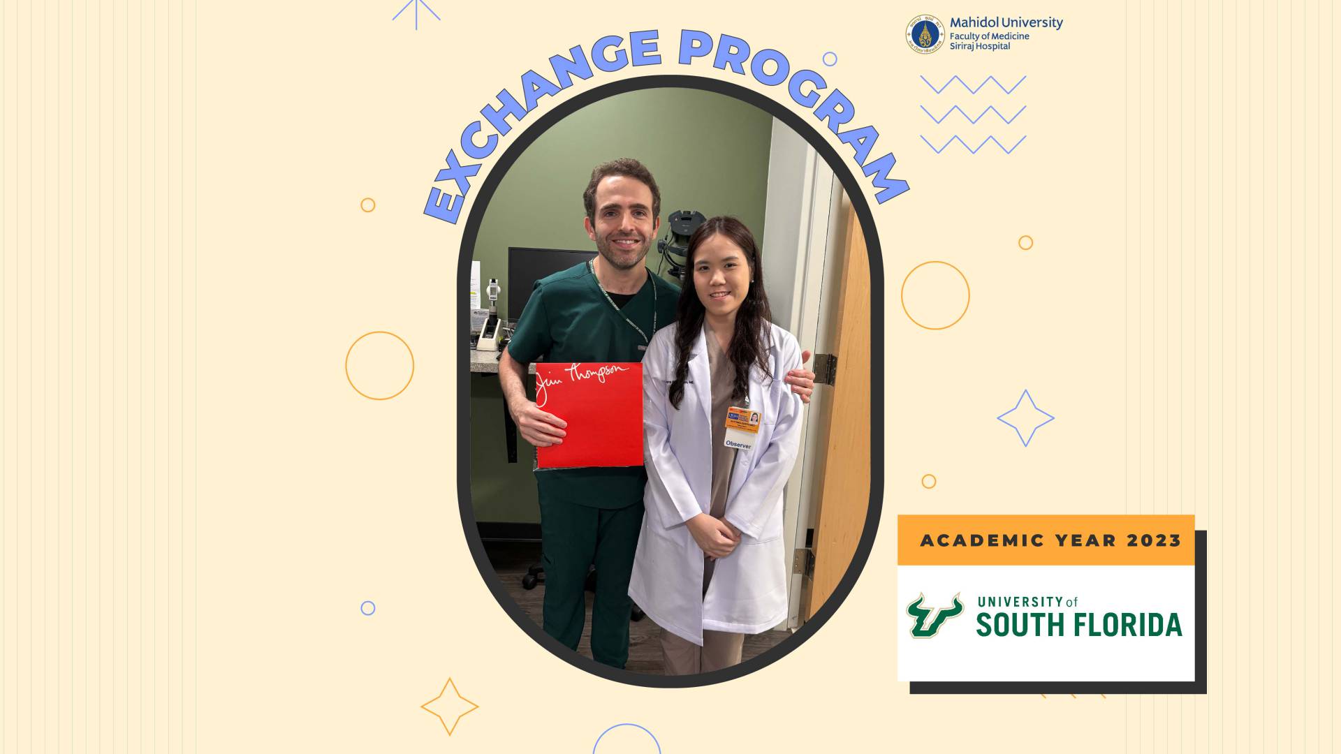 Siriraj Medical Student Exchange Program at University of South Florida, USA