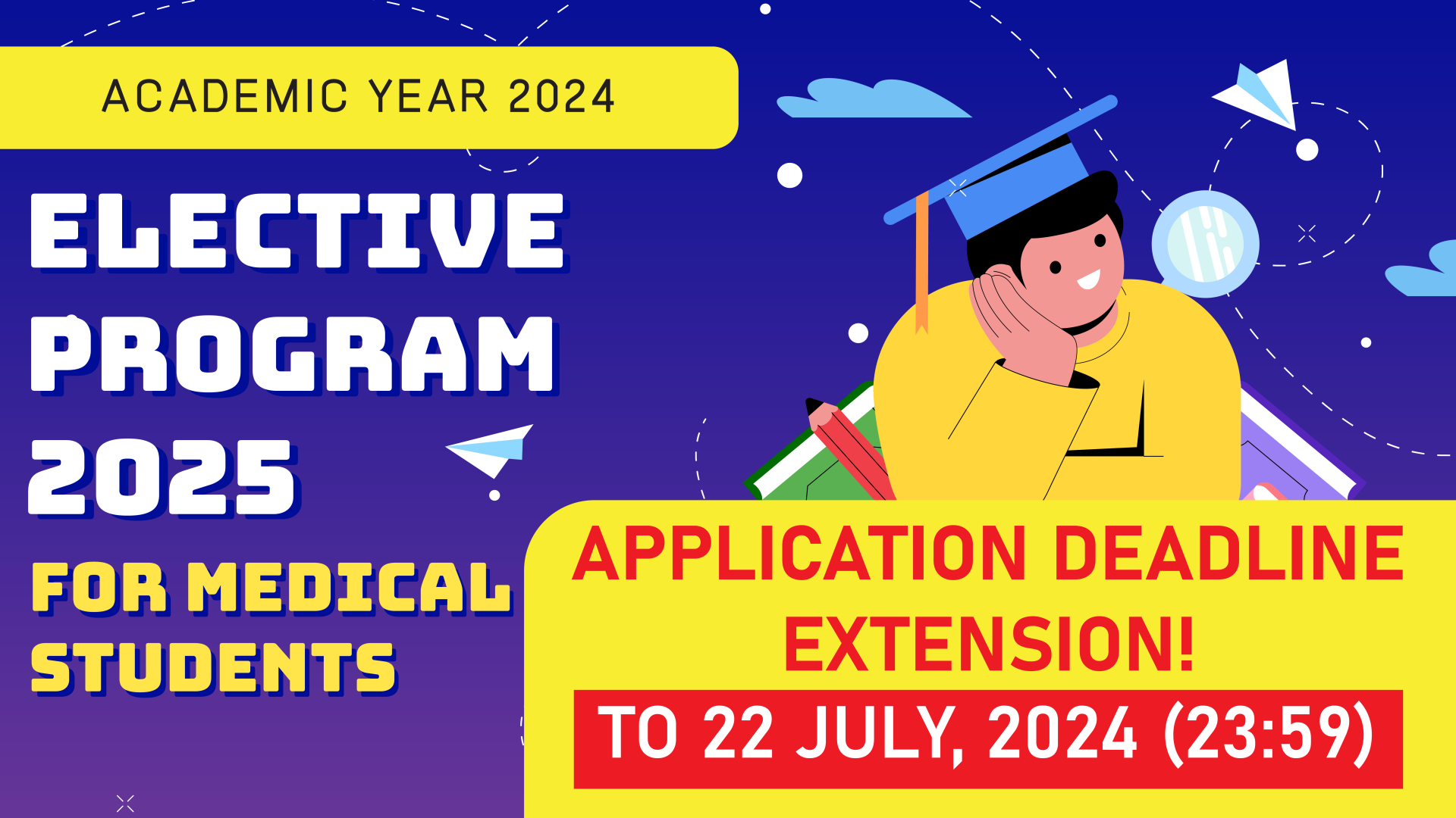 Extension of Application Deadline for Siriraj Medical Student Exchange Program 2025 (Academic Year 2024)