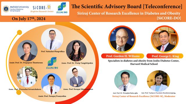 SiCORE-DO – The 2nd Meeting Teleconference with Scientific Advisory Board: First-Year Progress Report in Phase 1