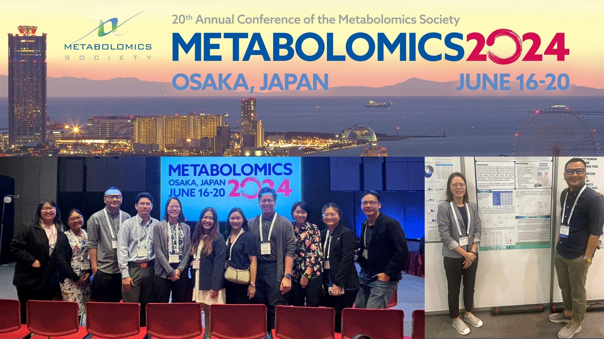 Siriraj Faculty Abroad at ‘Metabolomics 2024’ in Japan