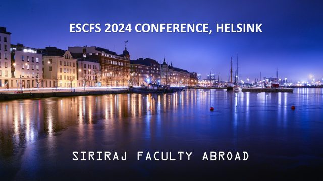 Siriraj Faculty Abroad at the ESCS 2024 in Finland