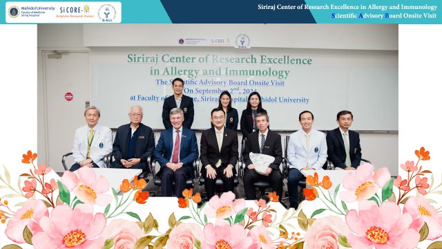 The Scientific Advisory Board (SAB) of SiCORE-Allergy Onsite Meeting 2024 at the Faculty of Medicine, Siriraj Hospital