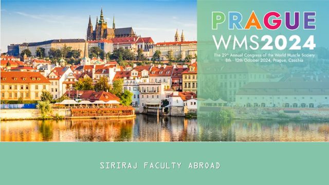 Siriraj Faculty Abroad at the 2024 WMS Annual Congress in Czechia