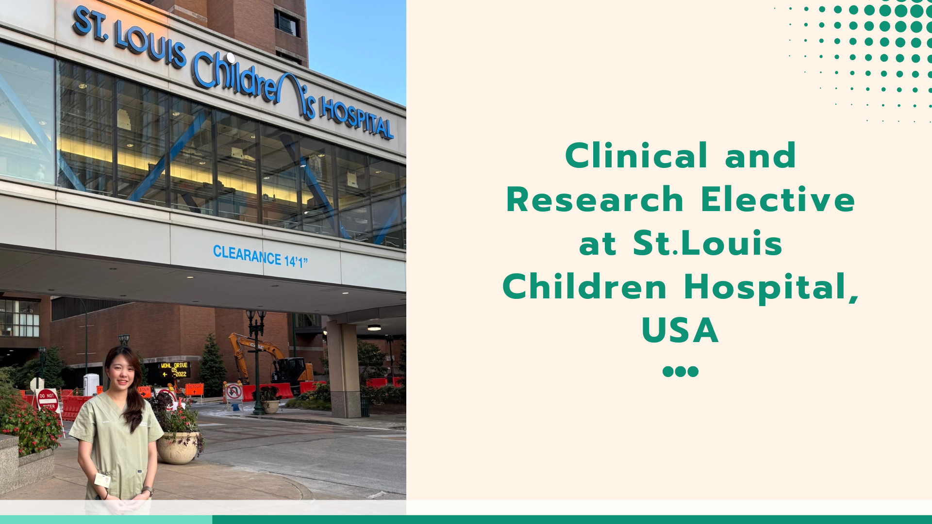 Clinical and Research Elective at St.Louis Children Hospital, USA