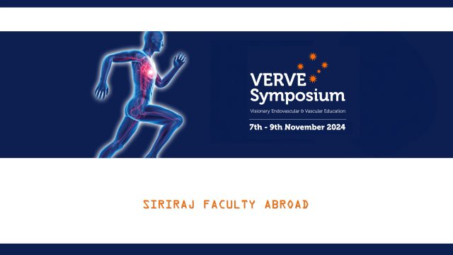 Siriraj Faculty Abroad at the “11th VERVE and  LINC Australia Symposium”