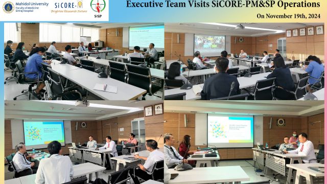 Executive Team Visits SiCORE-PM&SP Operations